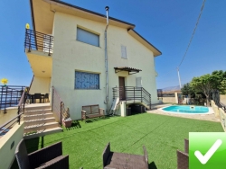 Villa Panoramica Super Rifinita Arredata Pellaro con Giardino e Piscina