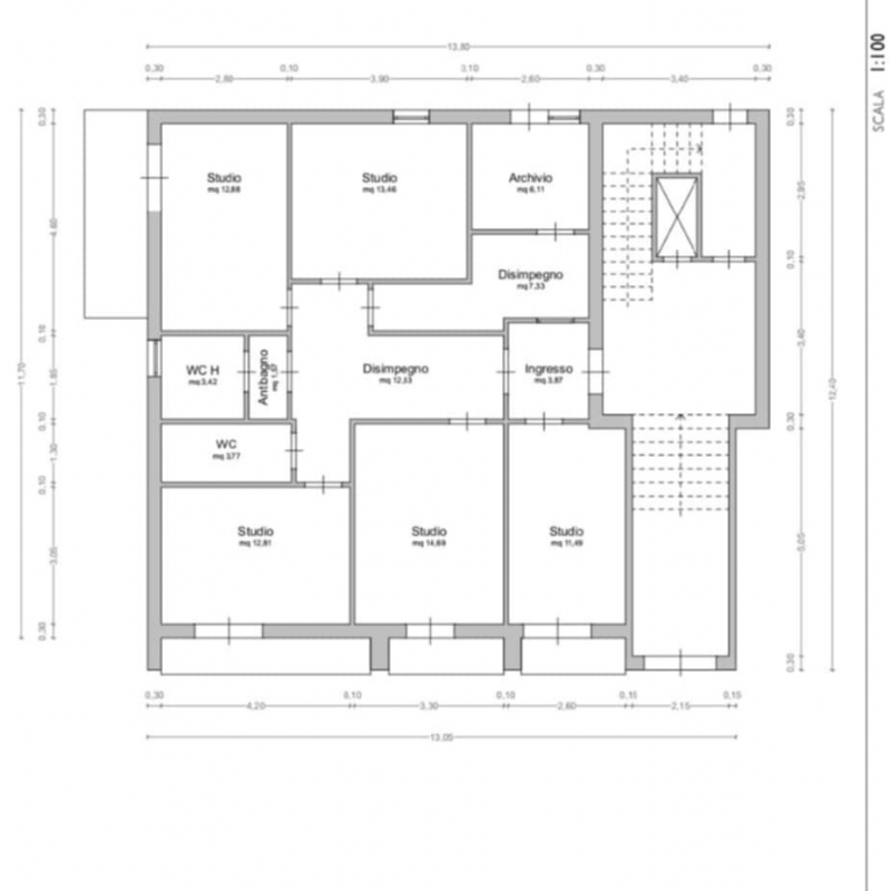 Appartamento In Pieno Centro 120 Mq